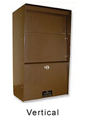 Wall Mount Locking<BR>Vertical Mailbox
